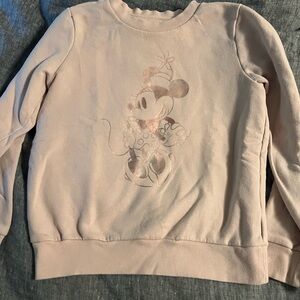 GAP Kids Light Pink Minnie Mouse Sweatshirt